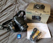 Fujifilm Finepix S4080 4000 Black 14MP Digital Camera w/Box SD Card