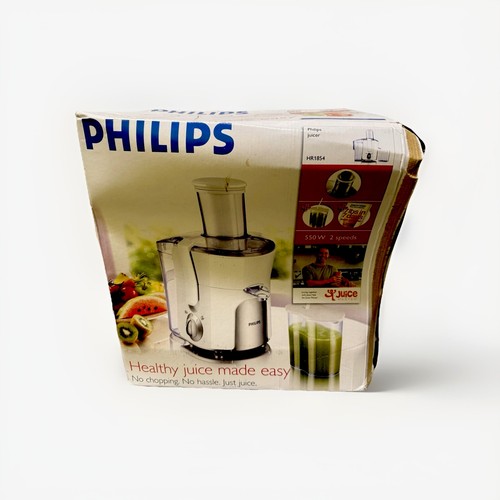 Philips Electric White Fruit Press Juicer HR1854 550w with Pouring Jug - Picture 4 of 12