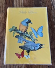 Retro 1970s Photo Album 8"x6" plastic covers photos memorabilia harvest gold