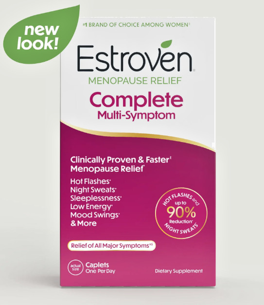 Estroven Complete Multi Symptom Menopause Relief 60 Caplets - Exp 08/2027 - New