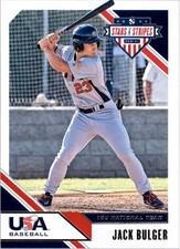 2020 USA Baseball Stars and Stripes #37 Jack Bulger - BB
