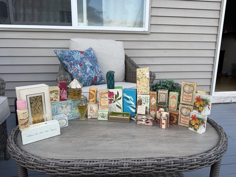 33 Piece Lot of Vintage AVON Perfume and Soaps! Most NEW!!