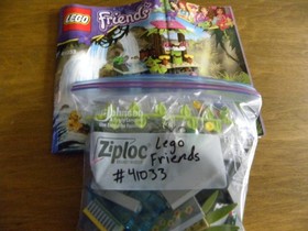 LEGO Friends 41033 Jungle Falls Rescue Set Verified Complete w/ Mini Figure USED