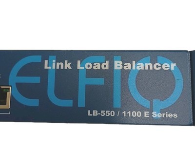Elfiq LB-550E LB-1100E Link Load Balancer Rack Mount Powers Up Untested Beeps 