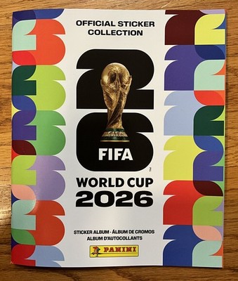 Panini FIFA World Cup 2026 Official Sticker Collection Empty Album No Stickers