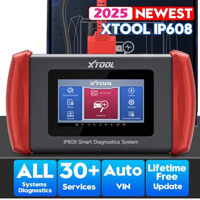 XTOOL IP608 OBD2 Scanner All System Diagnostic Tool Code Reader 30+ Functions