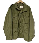 Vtg 70s M-65 Field Jacket Vietnam War Era 1974 US Army OG107 Military Unissued L