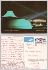 c34144 Israel Museum Jersualem  Israel  postcard 1990 stamp