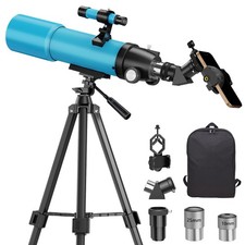 80mm Aperture Astronomical Telescope for Adults  Kids Age 6 : High Powered P...