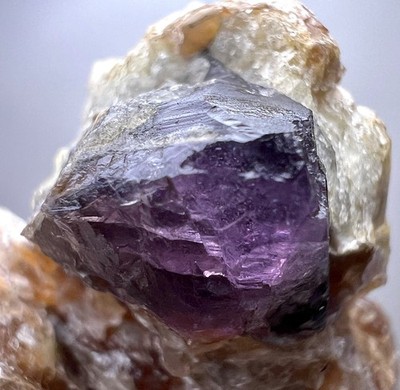 333 CT. Rare Purple Spinel Crystal On Mica - Badakshan, AFG