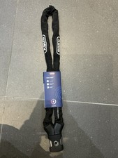 Image of ABUS Yardo 7807F/110 Fingerprint Chain Bike Lock (110cm) - Black