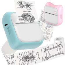 Mini Portable Thermal Printer Inkless Pocket Photo Printer for Notes DIY UK