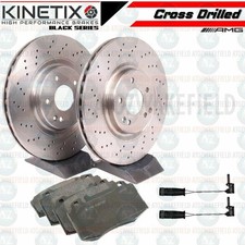 FOR MERCEDES C320 CDI C350 AMG FRONT DRILLED ...