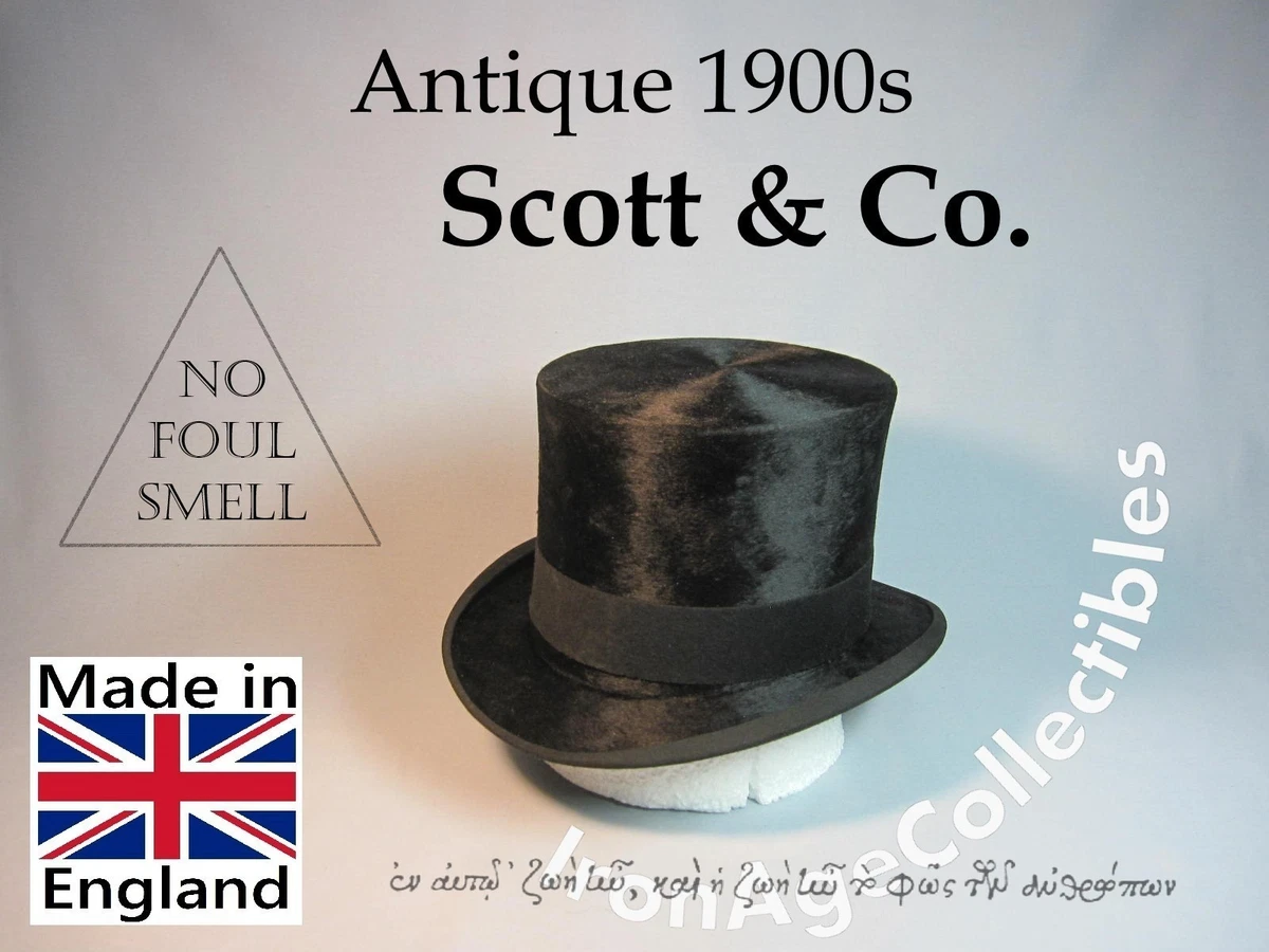 Beaver Top Hat Victorian Vintage Hats for Men for sale | eBay