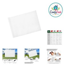 Golf Flag 20x14 Inch White 420D Nylon Tube Inserted PGA Standard Putting Green
