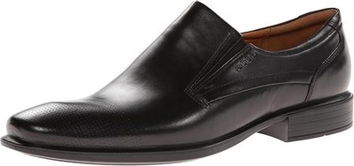 ECCO Men's 63161401001 Cairo Black Leather Comfort Slip On Shoe Sz 13-13.5 NEW