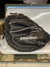 MAXBAT Classic CS Series Superior USA Steerhide Black Gray Catchers Mitt