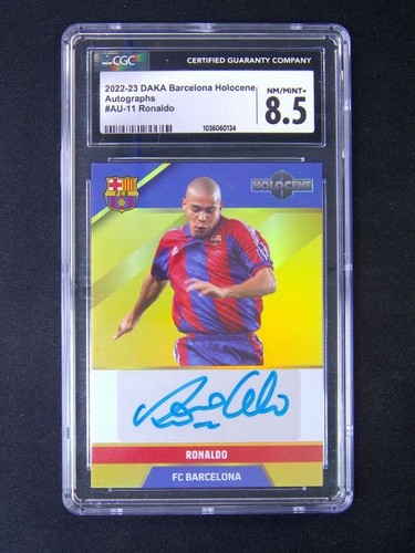 2023 DAKA Barcelona Holocene Ronaldo Auto CGC 8.5
