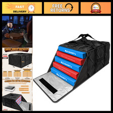 Thermal Insulated Pizza Delivery Bag - 20"x20"x11" - Holds 5-6 Large Pizzas