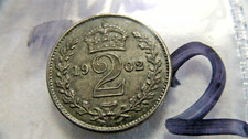 MAUNDY COINS  2D       1902        VICTORIA     NO.2