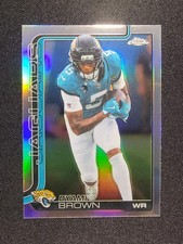 🔥Dyami Brown 2025 Topps Chrome REFRACTOR JACKSONVILLE JAGUARS #136🔥