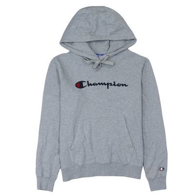 Grauer Pullover Hoodie Herren UK Größe S Champion