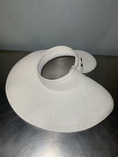 White Shade  Shore Hat Women  s Foldable Packable Large Brim Sun Hat Adjustable