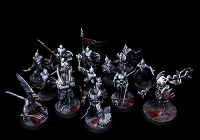 Warhammer Mordheim Warcry Soulblight Vampires Warband Studio Pro Painted 