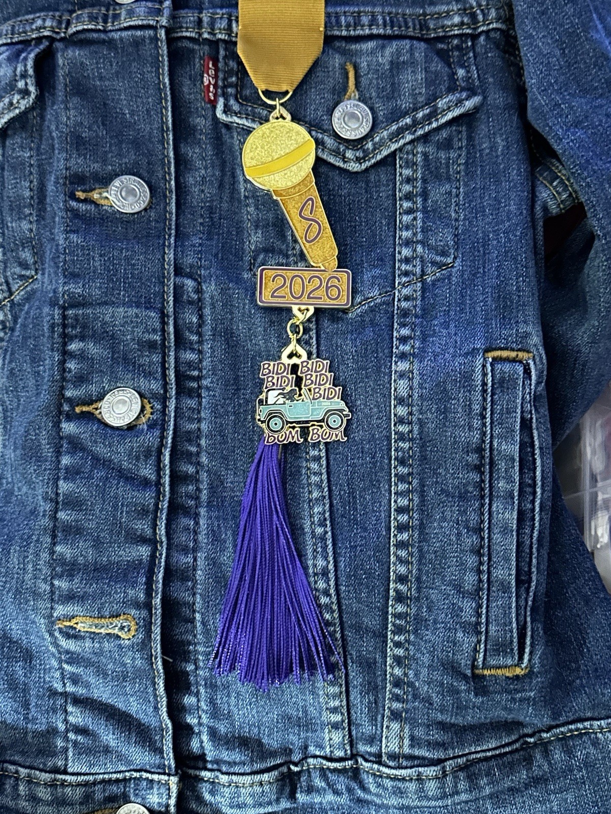 BIDI BIDI  10.5” Of LOVE- San Antonio FIESTA 2026 Medal-IMMEDIATE SHIPPING 💟