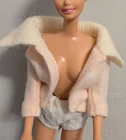 VINTAGE BARBIE 1962 FASHION PAK PINK CARDIGAN SWEATER See Pics