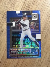 Spencer Torkelson 2022 Panini Donruss Optic Rated Rookie #100 Blue Pandora /99