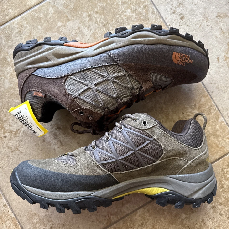 (MISMATCHED COLOR) Mens Size 9 The North Face Hiking Storm Waterproof WP Orange - Image 2 of 4
