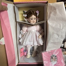 “A PARTY FOR SARAH” PORCELAIN DOLL By Patricia Rose for Paradise Galleries