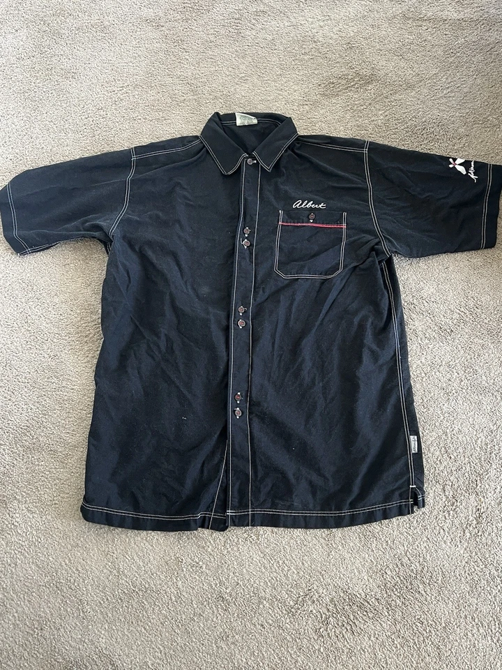 Rare Vintage Platinum FUBU Fat Albert Red Size 2xl Button Up Y2K Baggy - Image 4 of 4