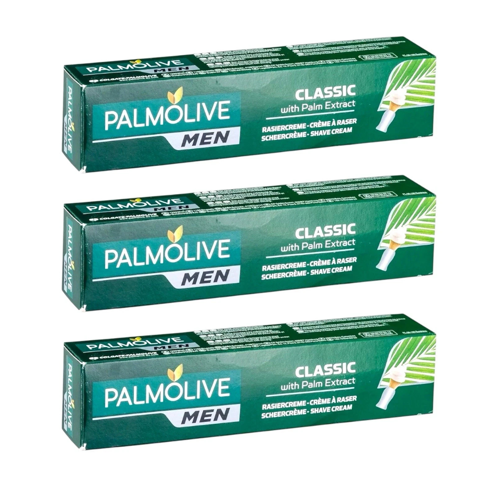 Palmolive Lather Shave Cream with Palm Extract 100ml - Pack 3 -  Free Delivery