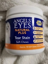 Angels  Eyes Tear Stain for Dogs Chicken Flavor 90 Chews Exp 2/27