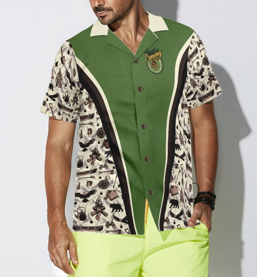 Keep Calm & Go Camping Hawaiian Shirt