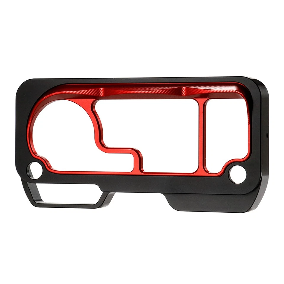 Motorrad-Tachometer-Schutzabdeckung, rotes CNC-Alu für Honda CB650R 2019–2021 - Bild 2 von 4