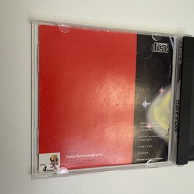 Cotton: Fantastic Night Dreams TurboGrafx Super CD Turbo Duo Tested Disc +Manual