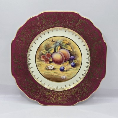 RARE PARAGON BONE CHINA POTTERS APPOINTMENT TO HER MAJESTY QUEEN ELIZABETH PLATE