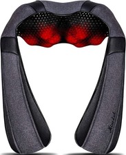 Neck Massager for Pain Relief Deep Tissue Shiatsu Shoulder Back Heat