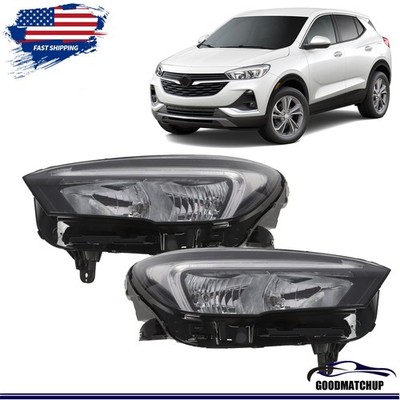For 2020-2023 Buick Encore GX Halogen LED DRL Headlights Headlmps Set Left+Right