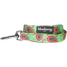 5 Colors Paisley Flower Print Dog Leash with Soft  Comfortable Handle 4 ft x...