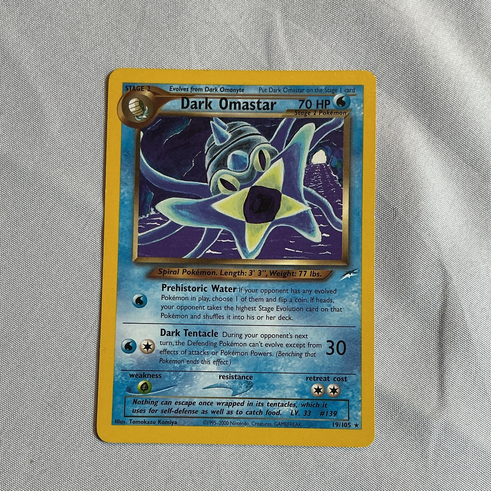 Dark Omastar 19/105 Neo Destiny Regular