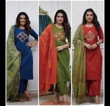 Bollywood Elegant Printed Kurta Set with Dupatta   Festive Ethnic Wear for Women