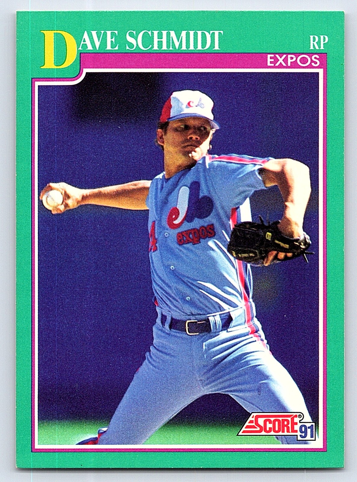 1991 Score #156 Dave Schmidt