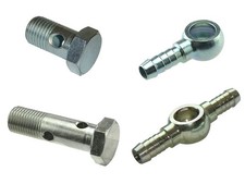 Hohlschraube, Doppelhohlschraube, Ring&ouml;se, Doppelring&ouml;se, Ringnippel