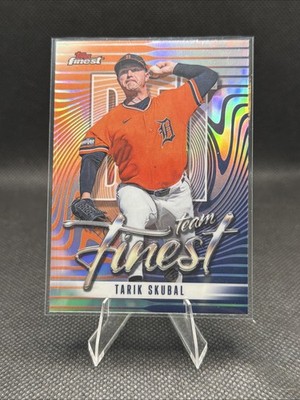 Tarik Skubal - 2026 Topps Finest - Team Finest Refractor #TF-2 Detroit Tigers