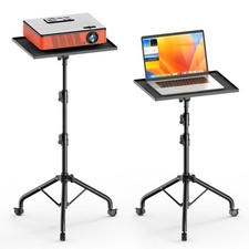 Projector Stand Tripod, Portable Laptop Tripod with Wheels