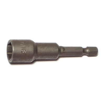 1/4'' x 2-9/16'' 7/16'' Long Magnetic Hex Driver Bits (5 pcs.)